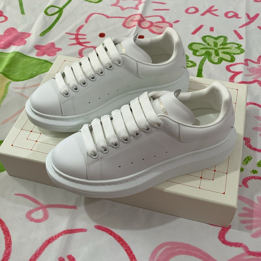 Alexander Mcqueen Classic White Sneakers